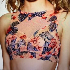 PINK by Victoria Secret Floral Lace Push Up Bralette